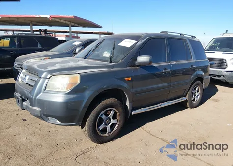 2006 Honda Pilot Ex-L from USA, damaged, VIN 2HKYF18646H516261